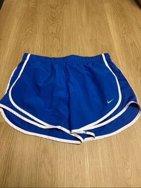 Nike Women’s Royal Blue Running Shorts with White Trim